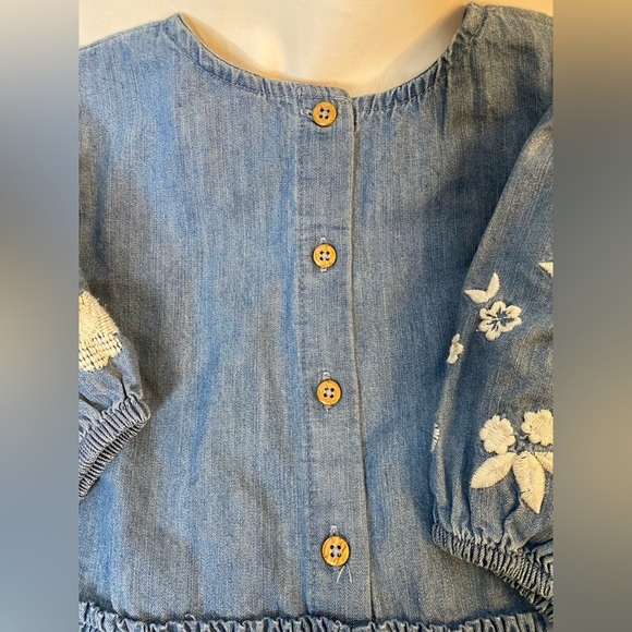 Wonder nation girls blue denim dress size 4-5 - Picture 5 of 11